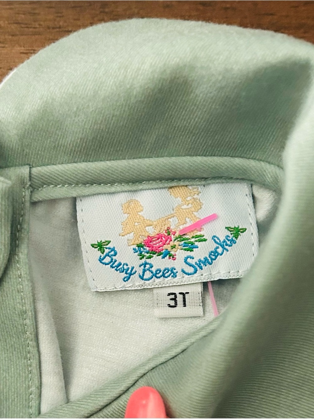 Busy Bees Smocks Matching Set with Animal Print - Picture 3 of 5
